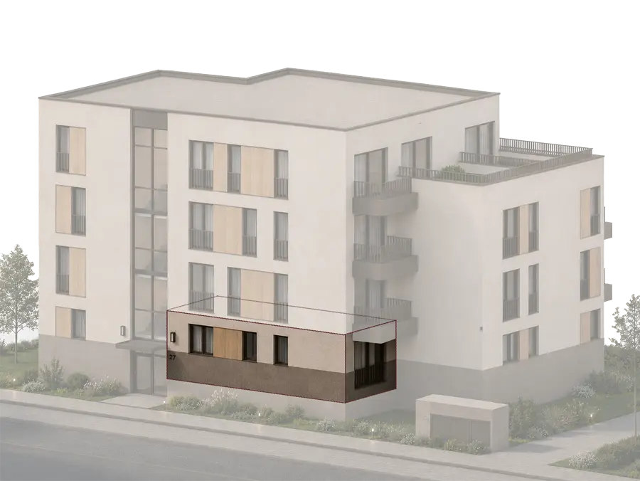 Prikaz stana 0.02 u zgradi