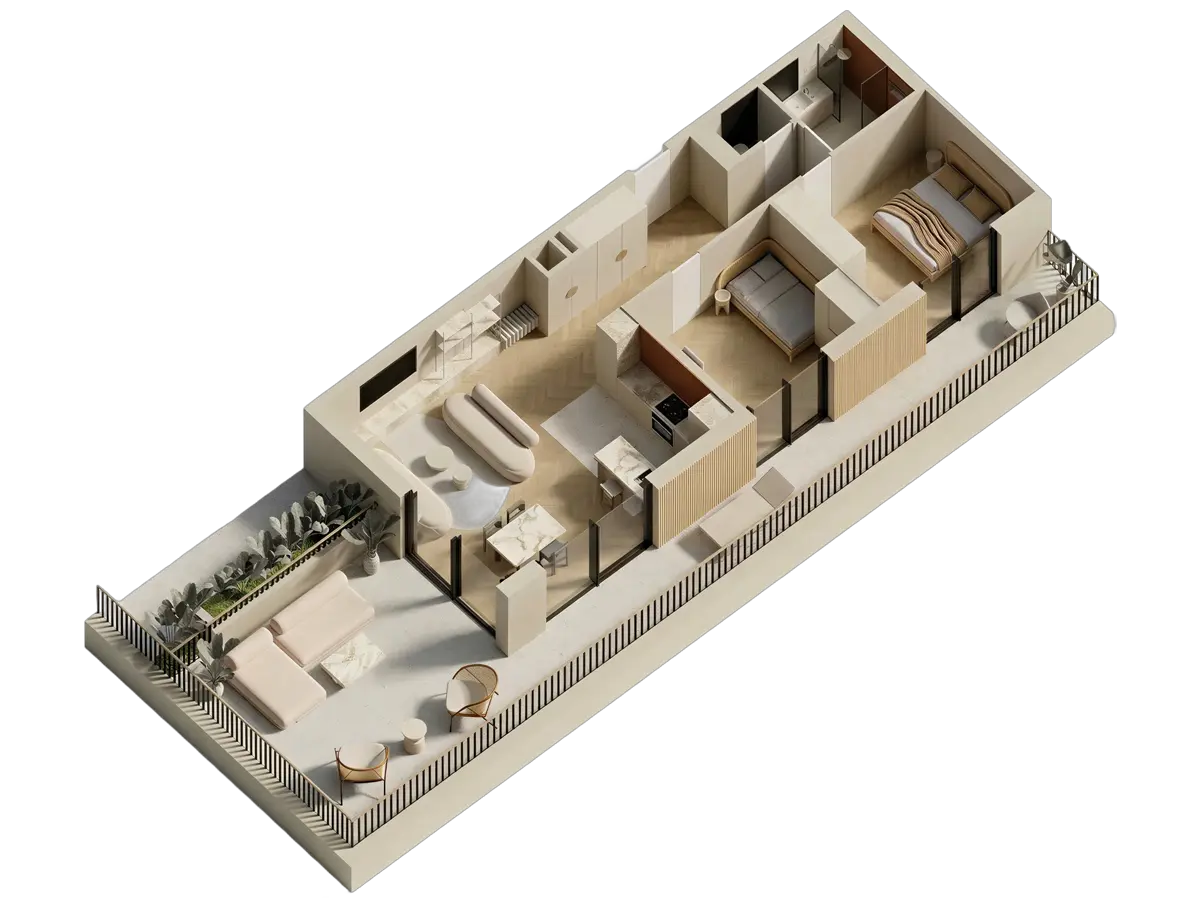 3D prikaz stana 3.01